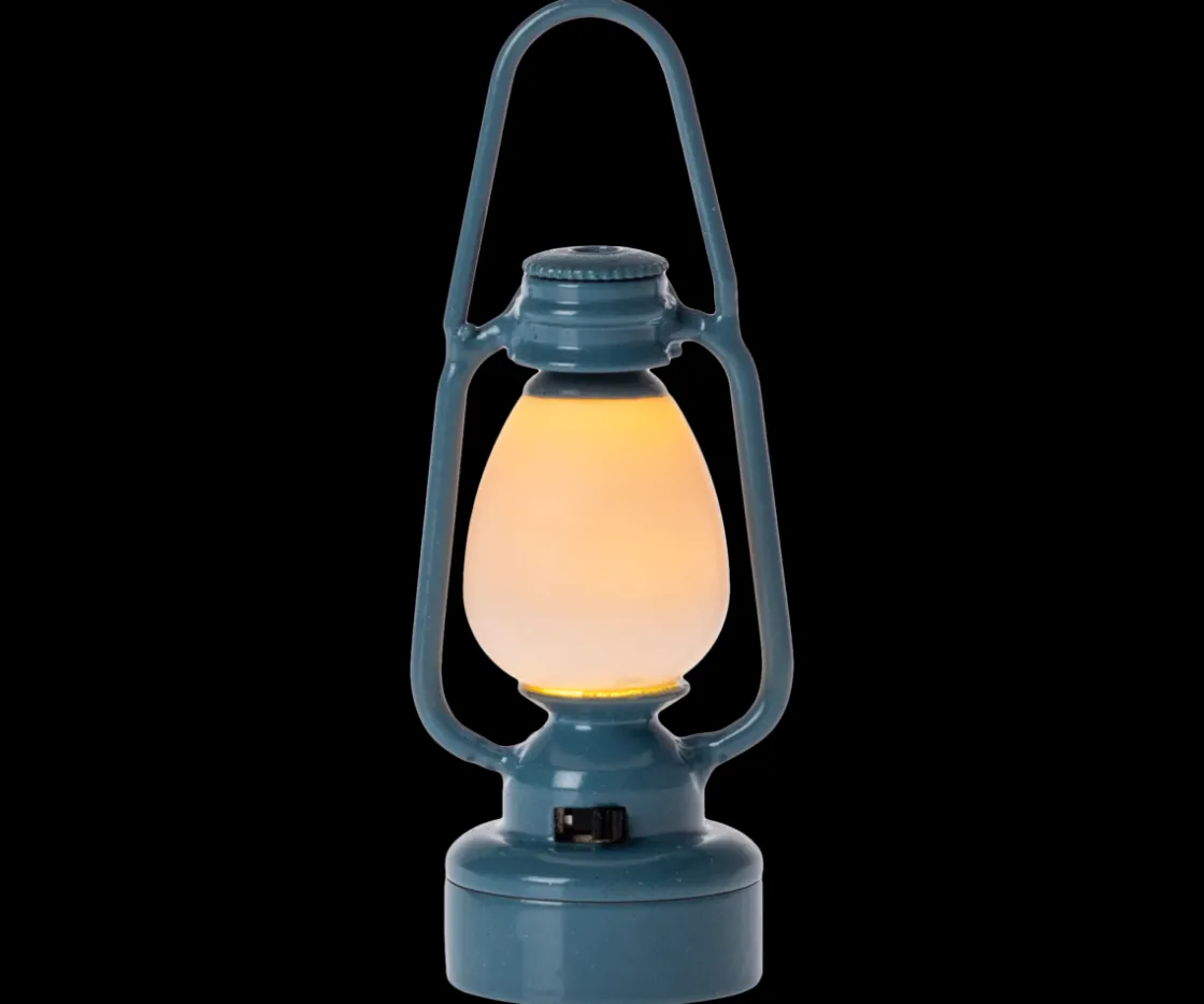 New Maileg Vintage lantern, Mouse - Blue
