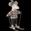 Outlet Maileg Winter mouse with ski set, Dad - Blue