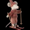 Clearance Maileg Winter mouse with ski set, Big sister - Rose