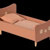 New Maileg Wooden bed, Mini - Rose