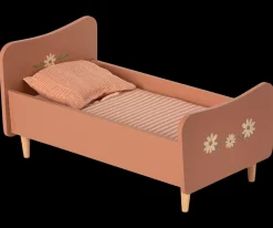 New Maileg Wooden bed, Mini - Rose