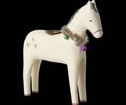 Fashion Maileg Wooden candle holder, Large horse