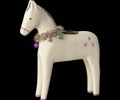 Fashion Maileg Wooden candle holder, Large horse