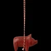 Best Sale Maileg Wooden ornament, Pig - Red